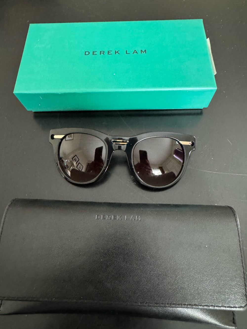 Derek Lam Kim Sunglasses Black NEW